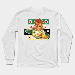 Boy eating Long Sleeve T-Shirt